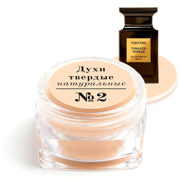 Твёрдые духи по мотивам Tom Ford Tobacco Vanille, 5 г