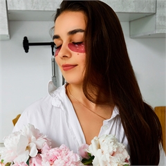 Маска для глаз гидрогелевая с коллагеном