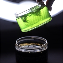 Натуральное зеленое мыло для тела и волос с эфирным маслом можжевельника