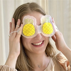 Маска для глаз гелевая «Яркий ананас»