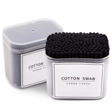 Ватные палочки. Cotton Swab (Чёрные), 200 шт, стильные