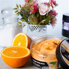 Пенный скраб-мусс с морской солью. Антицеллюлитный