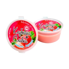 Масло-плитка для тела "Клубника со сливками"