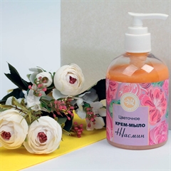 Натуральное цветочное крем-мыло. Жасмин
