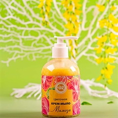 Натуральное цветочное крем-мыло. Мимоза