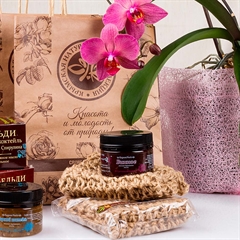 Мочалка банная. Вязанная из натурального джута (60 см)