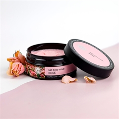 Скраб соляной "Роза" HOME SPA