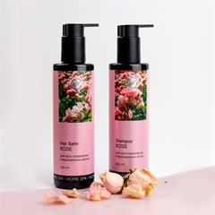 Шампунь "Роза" HOME SPA. Для восстановления поврежденных волос