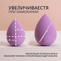 Спонжи для макияжа в футляре, 4 шт. (набор "розовый") 0202