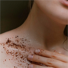 Скраб для тела, кофейный, натуральный «Грейпфрут и корица»